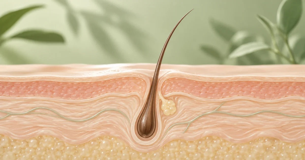 Ingrown hair scrub guide cover illustration