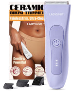 LADYSPOT HC-W003A lavender bikini trimmer with original retail box and three guide combs 