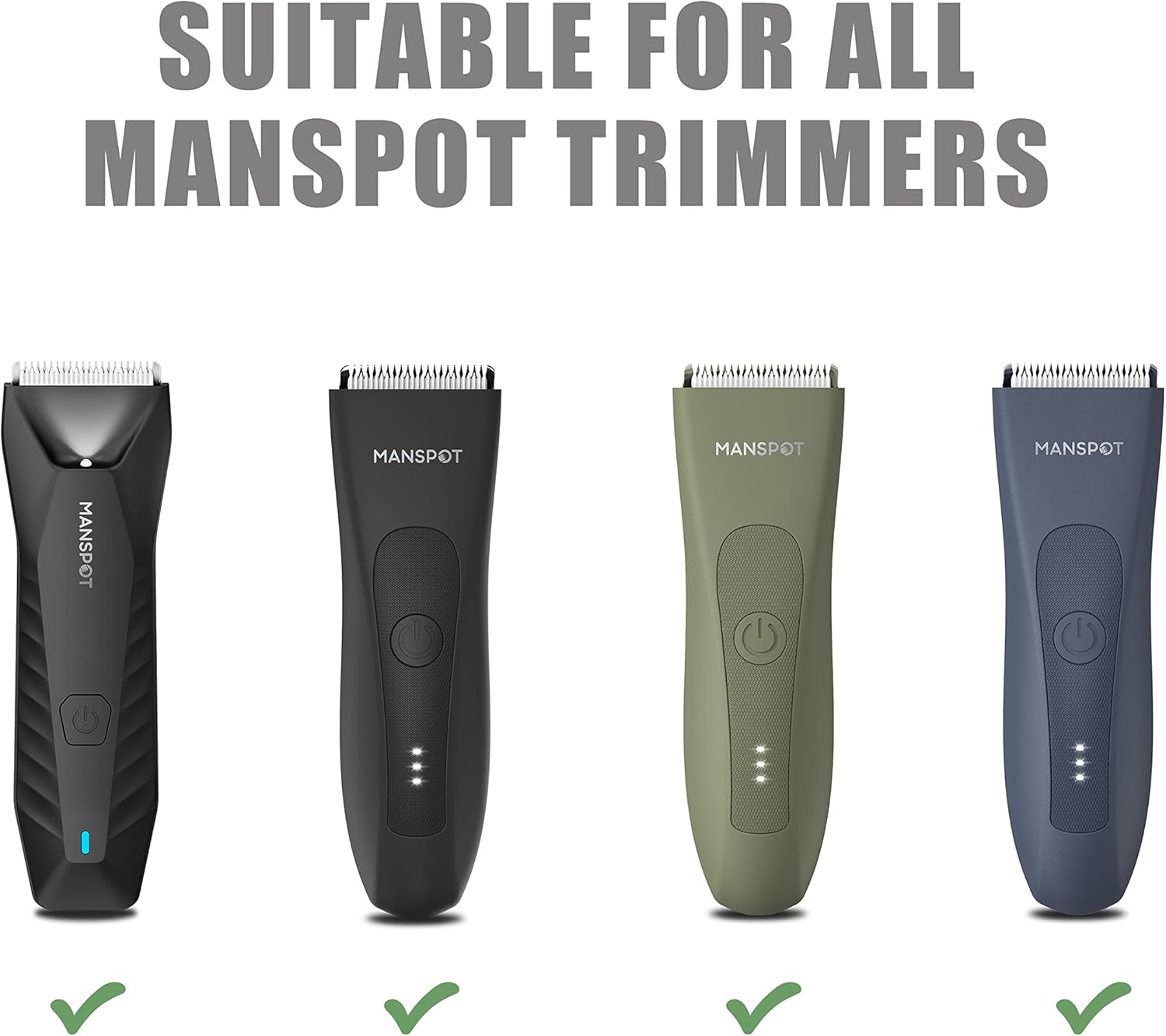 MANSPOT replacement blades compatible with all MANSPOT trimmers