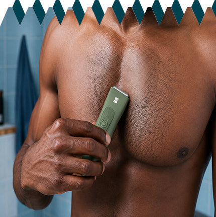 MANSPOT body and groin trimmer for men with grooming guards