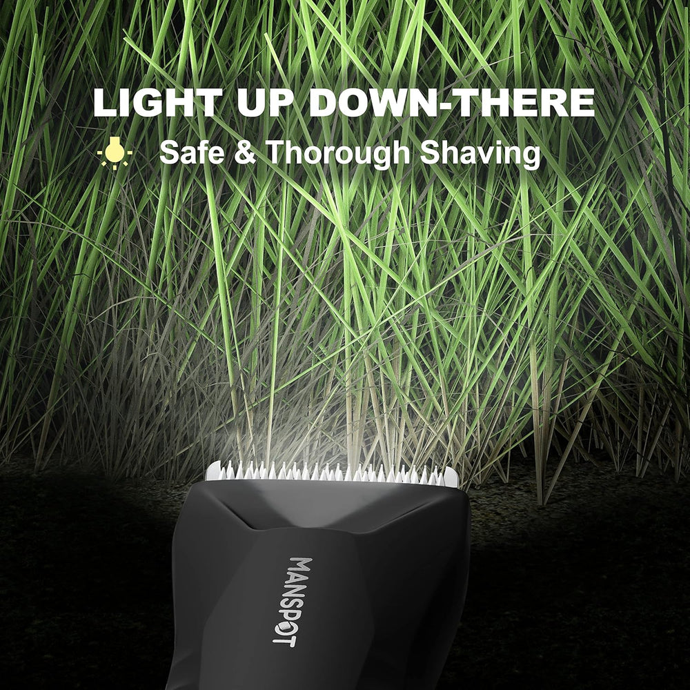 MANSPOT Body & Groin Trimmer with Charging Dock product feature [locale:en] 