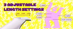 LADYSPOT SpinDuo adjustable guide comb with 1.5 3.5 and 5.5 mm length settings