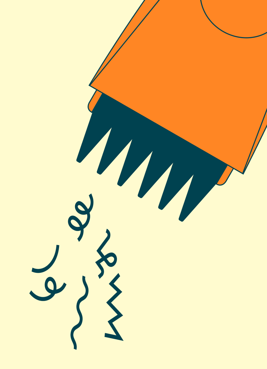 Clean hair  from the blade as you go.
