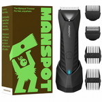 MANSPOT HC-W017 body trimmer with new retail packaging and four guide combs 