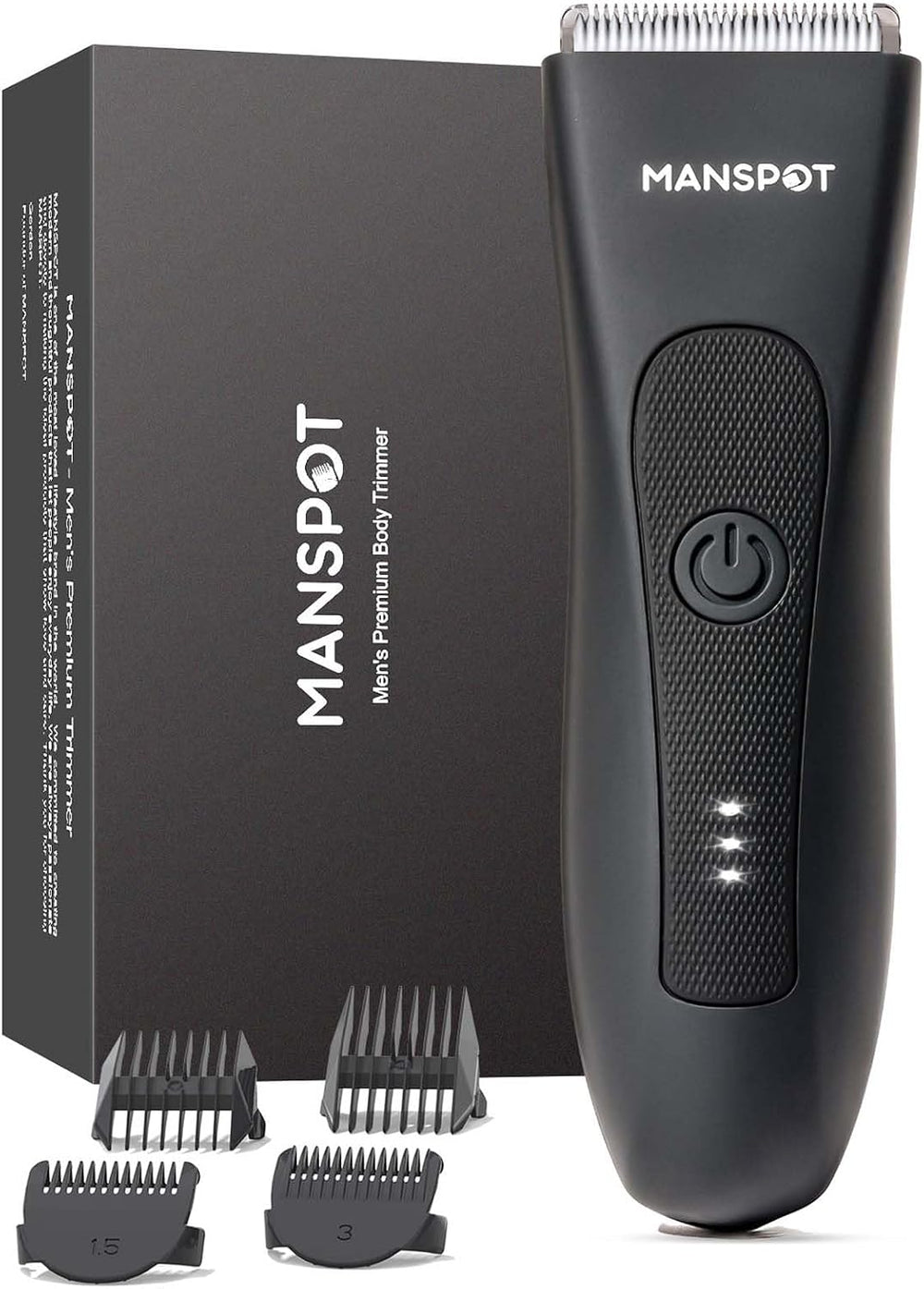 MANSPOT HC-W003A trimmer and legacy packaging front view 