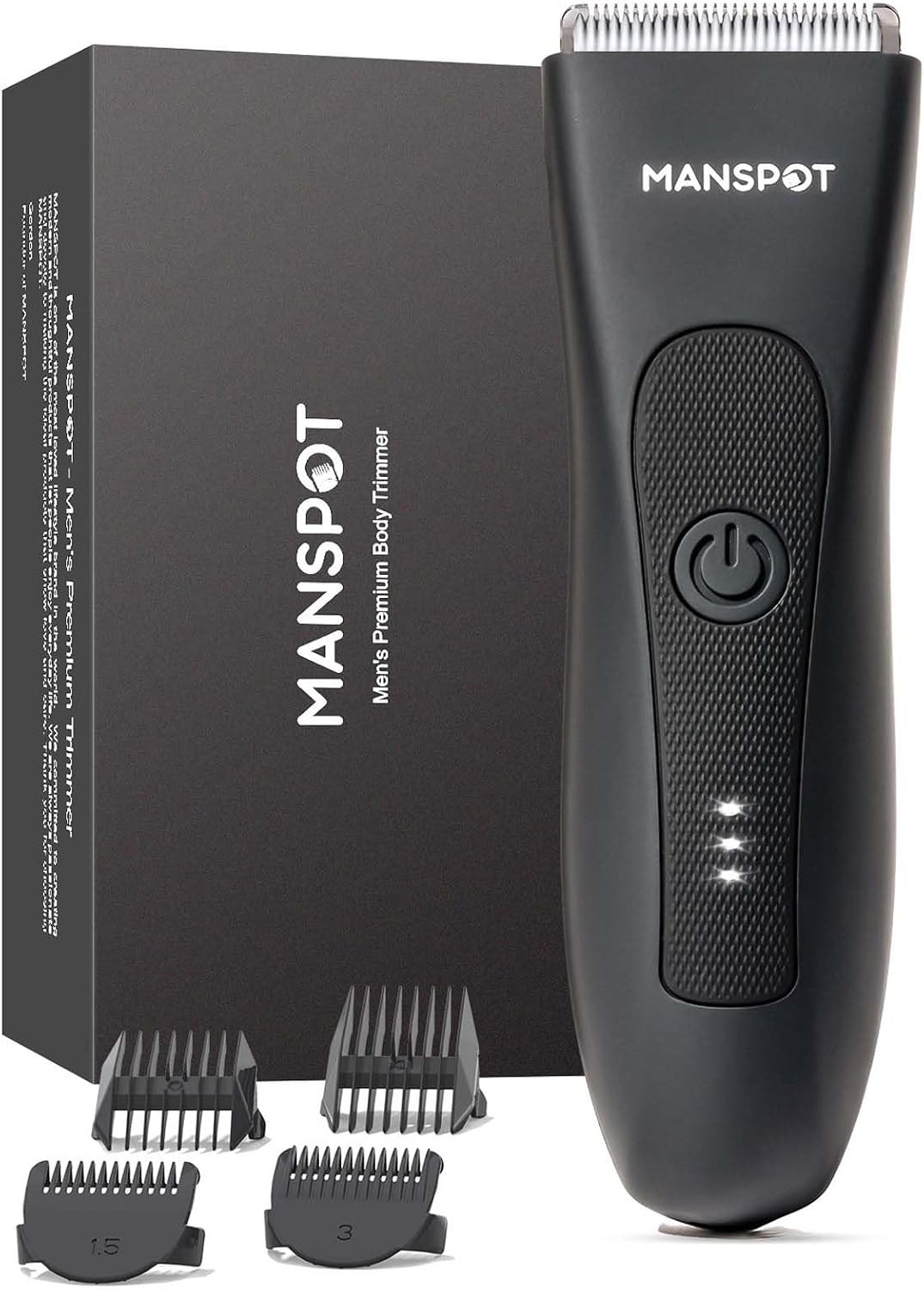 MANSPOT HC-W003A trimmer and legacy packaging front view 