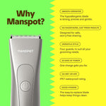 MANSPOT HC-W003A MetallicBrown trimmer feature overview 