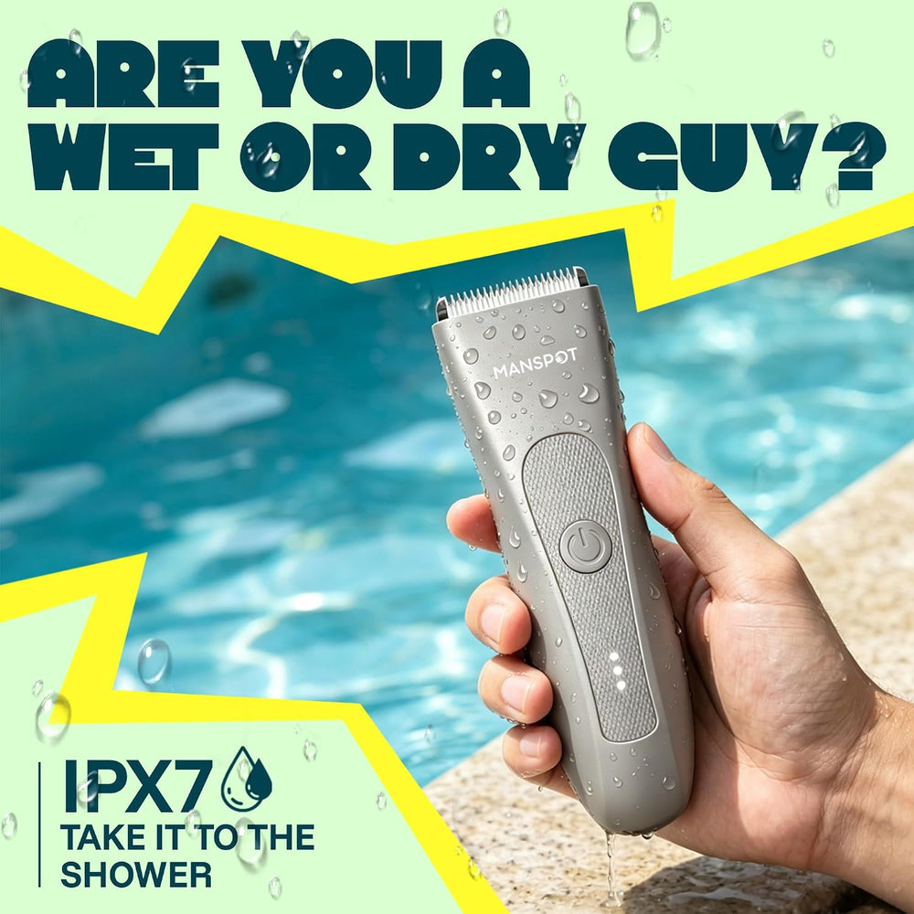 MANSPOT HC-W003A MetallicBrown trimmer IPX7 wet and dry grooming [locale:en] 