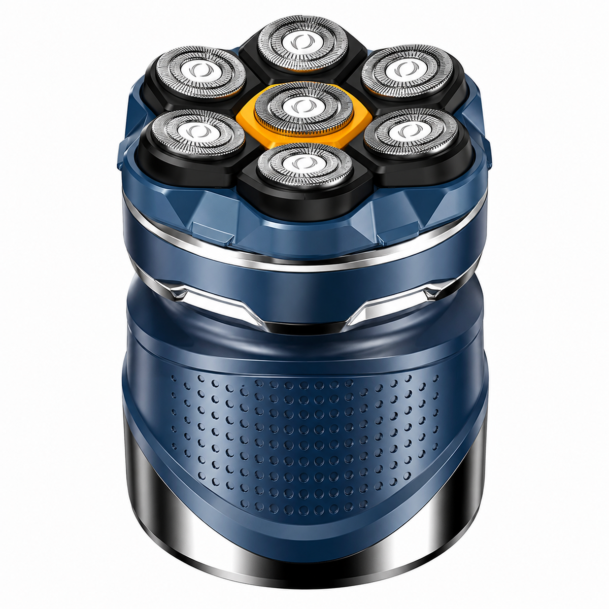 MANSPOT 7D electric head shaver in blue