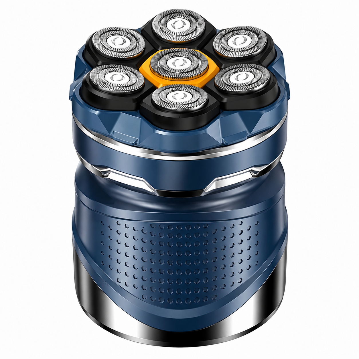 MANSPOT 7D electric head shaver in blue