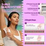 LADYSPOT 4-in-1 trimmer kit for short stubble and longer body hair