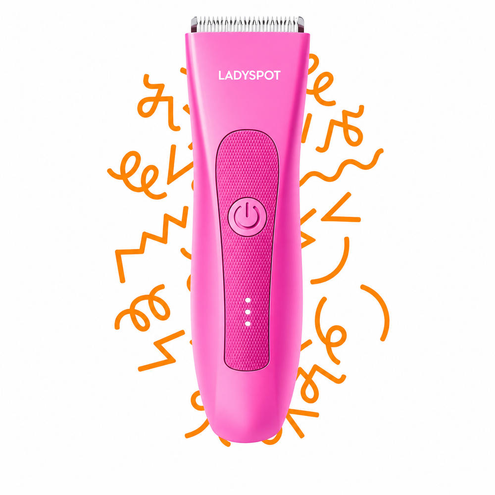 LADYSPOT rose red bikini line trimmer for women motion graphic hover 