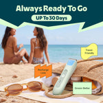 LADYSPOT green 4-in-1 bikini trimmer for women rechargeable travel grooming 