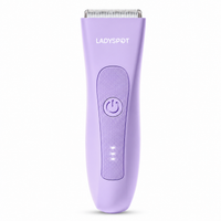 LADYSPOT HC-W003A lavender bikini trimmer front view #Lavender