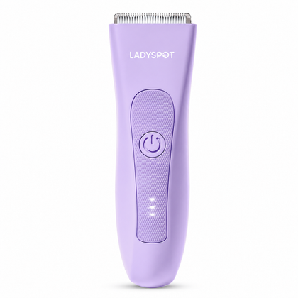 LADYSPOT HC-W003A lavender bikini trimmer front view #Lavender