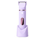 LADYSPOT lavender 4-in-1 body trimmer kit for women front view 