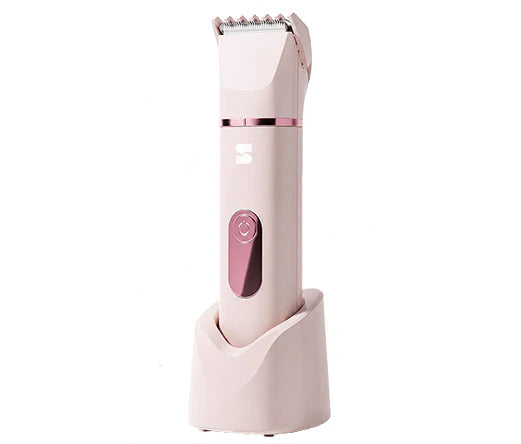 LADYSPOT pink 4-in-1 body trimmer kit for women front view
