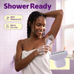 LADYSPOT purple 4-in-1 bikini trimmer for women ipx7 wet dry use 