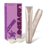 シャンパンゴールドのLADYSPOT TC029B 2-in-1 VIOトリマー正面 
