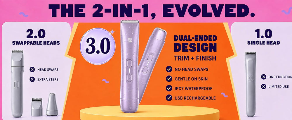 LADYSPOT TC029B champagne gold A+ bikini trimmer details image [group:tc029b_gold_ca_en] 