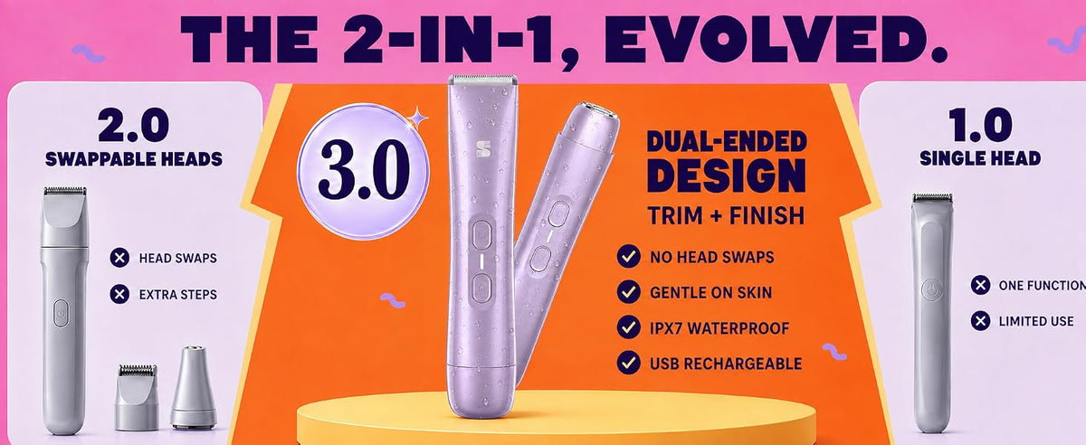 LADYSPOT TC029B champagne gold A+ bikini trimmer details image [group:tc029b_gold_ca_en] 