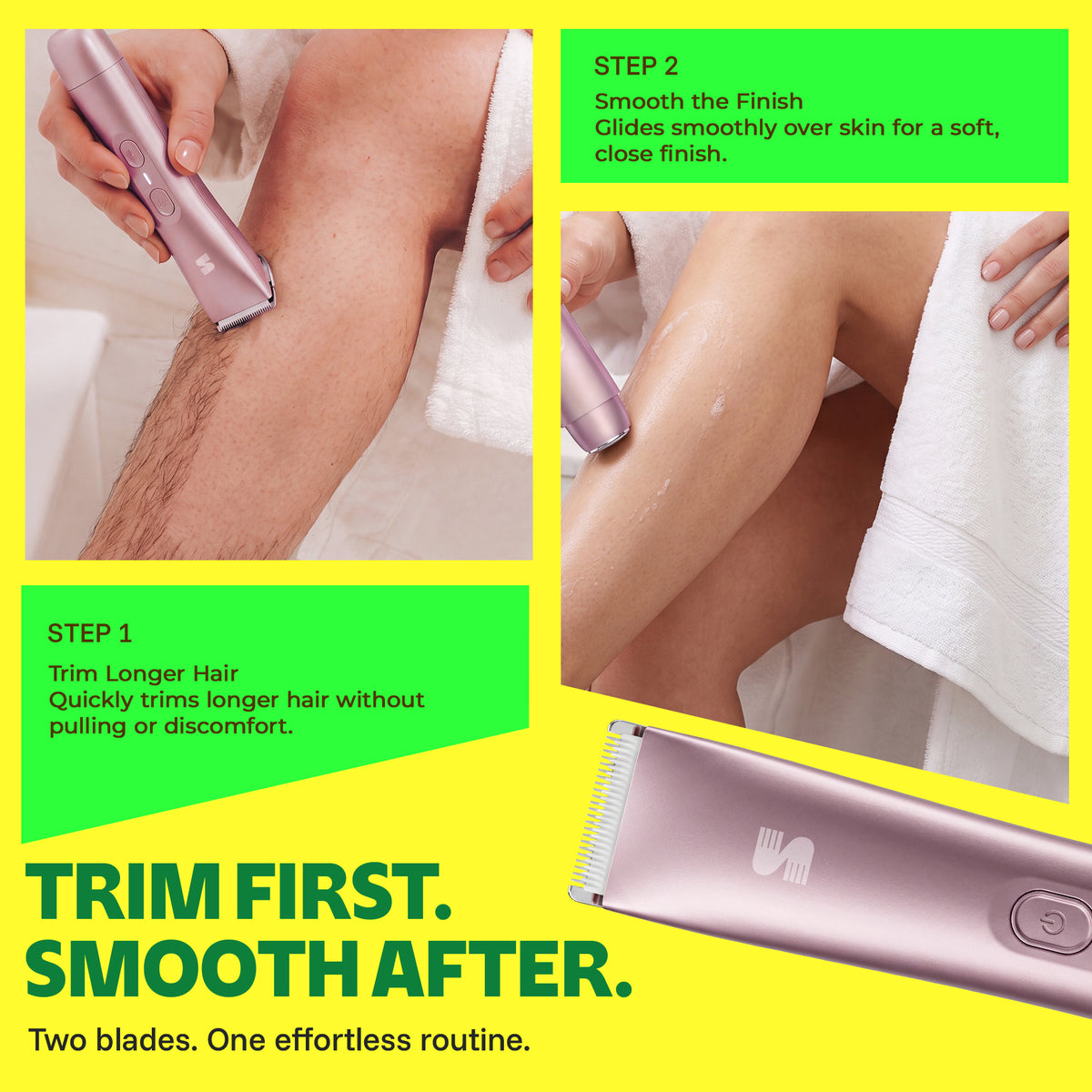 LADYSPOT TC029B trim and shave routine 