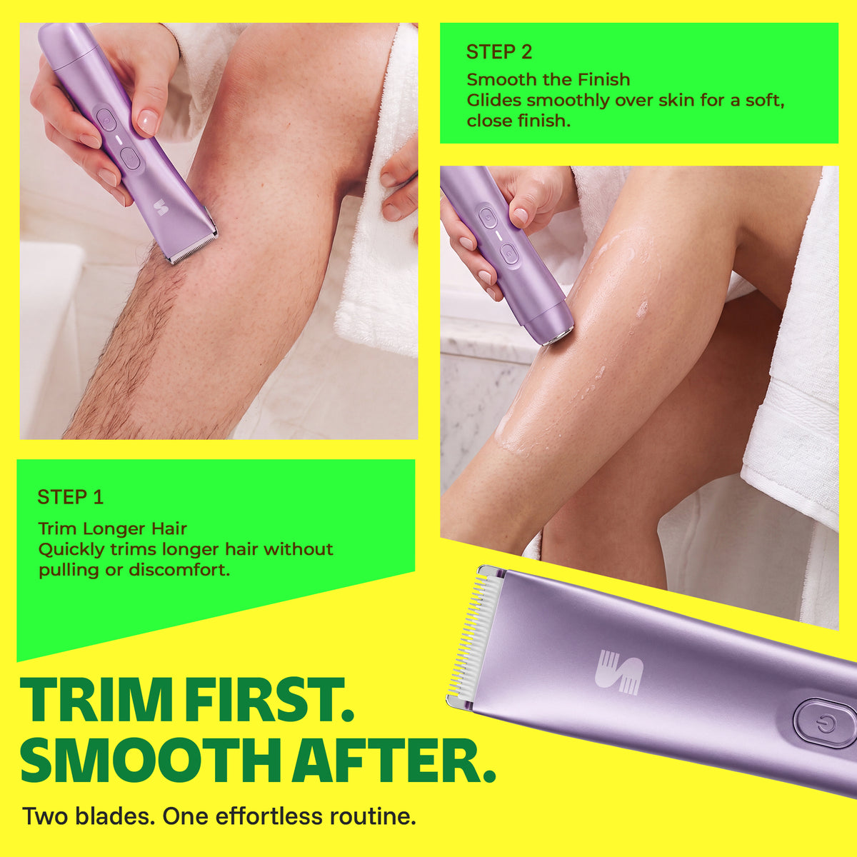 LADYSPOT TC029B trim and shave routine 