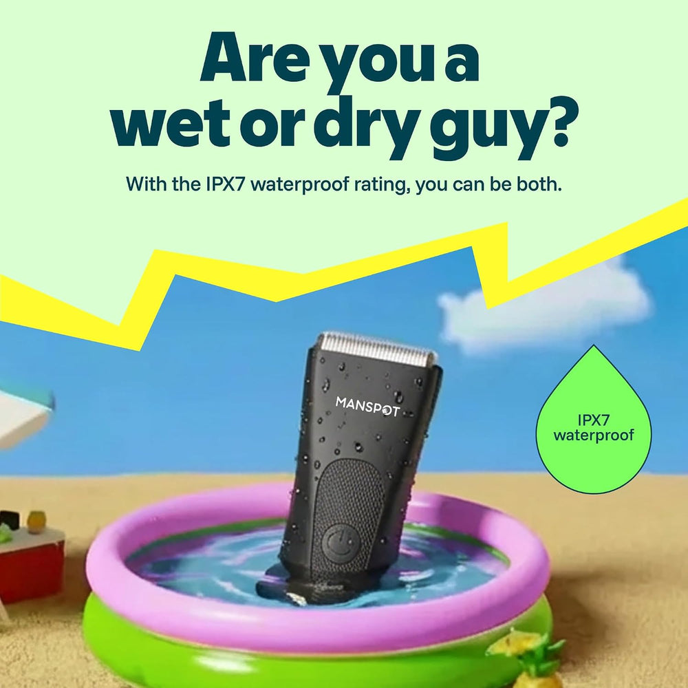 MANSPOT W003A black body trimmer waterproof illustration [locale:en] 