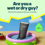 MANSPOT W003A black body trimmer waterproof illustration [locale:en] 