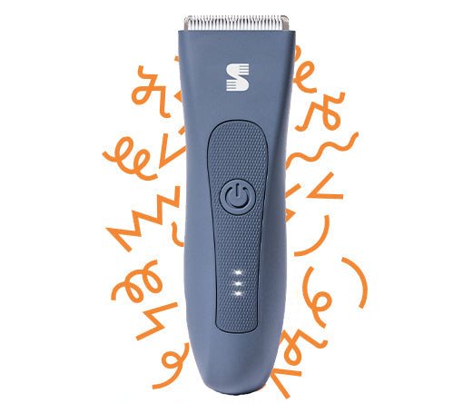 MANSPOT airy blue trimmer with motion graphic