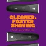 MANSPOT quiet high torque body and groin trimmer motor graphic