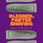 MANSPOT body and pubic hair trimmer for fewer nicks and irritation