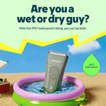 MANSPOT IPX7 waterproof wet dry ball and body trimmer