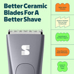 MANSPOT W003A Metallic Gray trimmer ceramic blade close-up graphic [group:w003a_metallic_gray_us_en] 