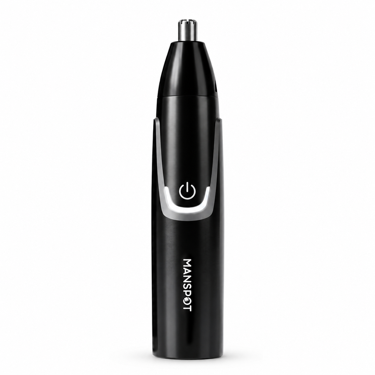 MANSPOT PNHT01 black nose and ear hair trimmer front view 