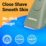 MANSPOT HC-W003A dark green body trimmer hover image on orange and blue background 