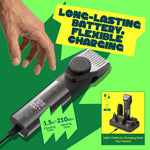 MS-2330 gray beard trimmer USB-C and charging dock battery feature 