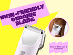 LADYSPOT SpinDuo ceramic trimmer blade close-up