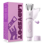 LADYSPOT SpinDuo purple electric bikini shaver with box and rotary shaving head