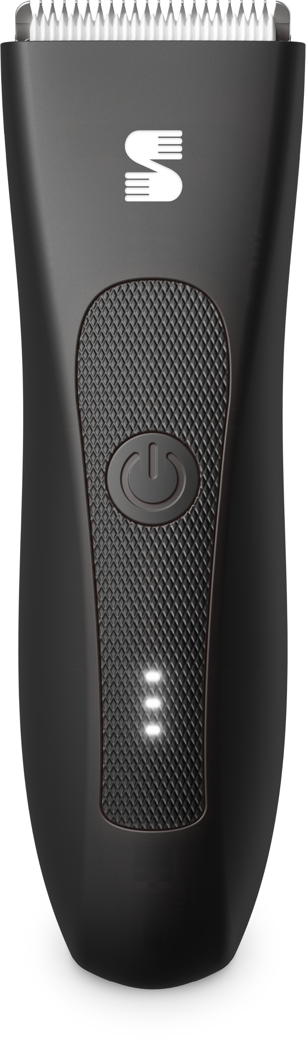Black MANSPOT no-nick trimmer for men's intimate and body grooming