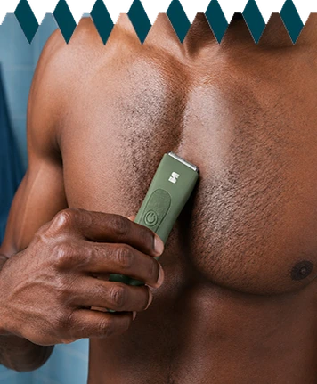 MANSPOT green body trimmer grooming chest hair for men